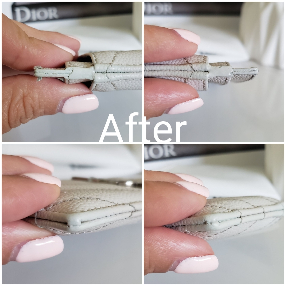 Authentic Pre-owned Yves Saint Laurent Grain De Poudre Card Case - Picture 10 of 12